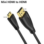🔌 Cable HDMI a Mini HDMI 1.5M 📺 Compatible 1080P/720P 🎥 Alta velocidad – HDTV, cámara, laptop, más - Img 52232930