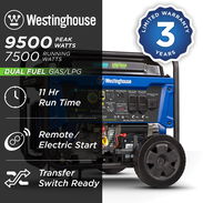 VENDO PLANTA ELECTRICA DE GASOLINA Y GAS (7.5 KW continuos) - Img 55023364