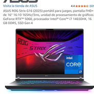 Laptop Asus ROG Strix G16 2025 - Img 57917135