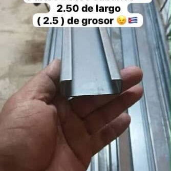 Tubos galvanizado y de hierros, angulares Originales, purles Originales, tejas galvanizadas, cemento. - 4/10