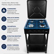 Cocina de cuatro hornillas con mueble - Img 57137519