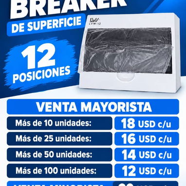 HABANA venta mayorista y minorista de canaletas, tomacorrientes, interruptores,cajas de superficie para breaker y más.. - 3/10