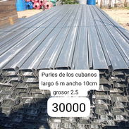 Purles galvanizados de 2.5 de espesor x 10 cmde ancho x 6 metros de largo , entre otros . - Img 57175705