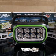 Lámpara Linterna Recargable con panel solar 🔥 Color 💚 16 USD - Img 56177071