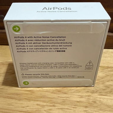 Apple AirPods 4 ANC Activo cancelación de Ruido (( última generación )) modelo  MXP93LL/A  número de serie CW9L34WLCW - Img 122377614