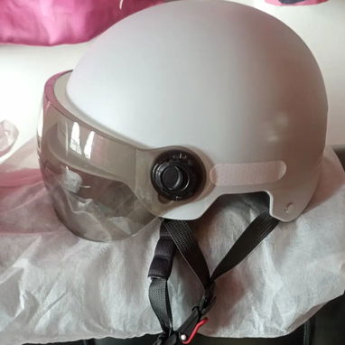 Cascos para moto 55119198 jet con visor calobar para protejer los ojos de las inclemencias del tiempo y la vía y del sol - Img 122434644