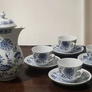☕ Juego de Café: Porcelana Bohemia 🇨🇿 Cafetera + 4 Tazas con Platillos - Tel: 5358 0956 - Vedado - Img 58025825