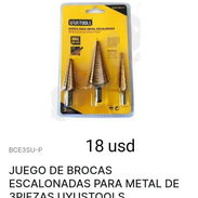 Juego de brocas escalonadas para metal - Img 55285093