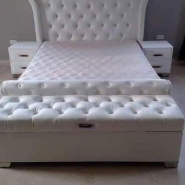 Camas tapizadas disponible en venta máxima calidad y garantia transporte incluido - 6/10