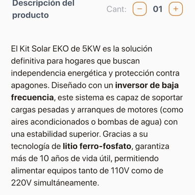 Kit solar montaje, transporte garantía 1 año - Img 123417217