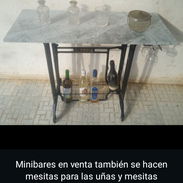 Mini Bares mesas de base de maquina de coser mesitas de uñas - Img 56062705