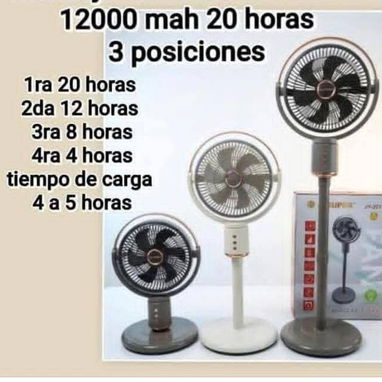 Ventilador Recargable - Img 126375247