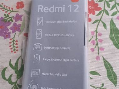 Teléfono móvil nuevo. Xiaomi Redmi 12 NUEVO 0km - 8GB RAM - 128GB Almacenamiento. - Img 65038886