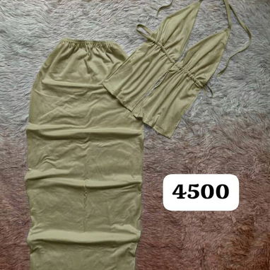 Conjunto Saya y blusa de hoja - 5/6