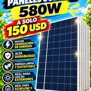 Haga del sol su mejor aliado. Paneles solares 580w por sólo 150 usd - Img 58207656