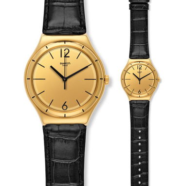 Relojes SWATCH new en caja originales de manilla de cuerro - Img 121940222