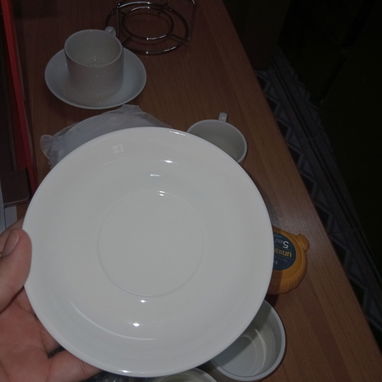Tazas 4 Piezas Con Organizador Cerámica Acero, Set 4 Tazas Organizador Blanco Cerámica 30cm Altura VPT# - 10/10