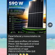 Panel bifacial y monocristalino de 590w - Img 56766966