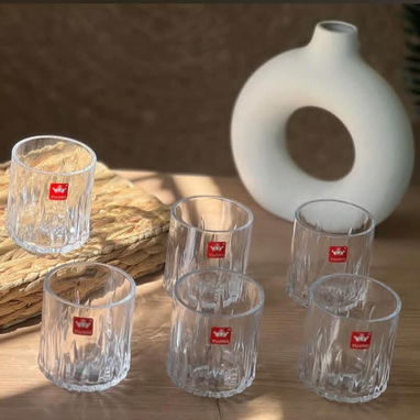 💜Juego de 6 vasos de cristal(DH) - 2/3