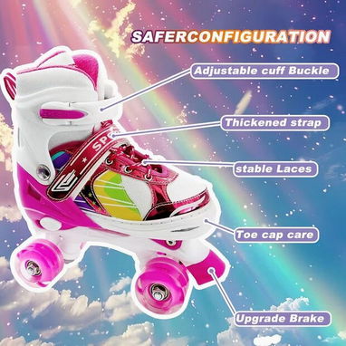 🛼 Patines Ajustables para Niños (Talla M) | videojuegoshabana.com - Img 123536606