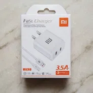 Cargador carga rápida con doble entrada+cable V8 marca Xiaomi - Img 57759286
