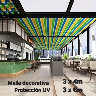 Malla sombra para Ambientes agradable y alegres - Img 113786349