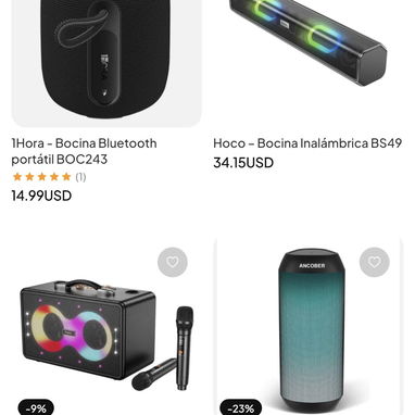 Bocinas portátiles - 2/3