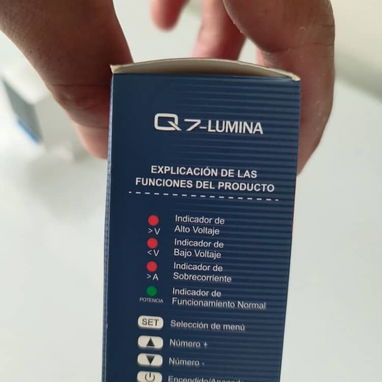 Protector de Linea (Voltaje y Corriente) Ajustable, dos modelos disponibles 220v y 110v - 5/6