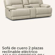 Sofá Reclinable de dos plazas electrico - Img 55373930