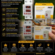 Protector de Voltaje y Amperaje — Seguridad eléctrica de nivel profesional. - Img 56763501
