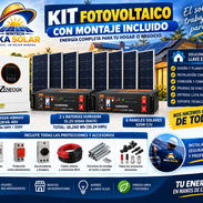 KIT FOTOVOLTAICO COMPLETO – MONTAJE INCLUIDO - Img 57460210