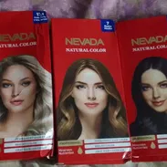 TINTES DE PELO MARCA NEVADA VIENEN CON PEROXIDO, BROCHA Y GUANTES ( NEGROS, CASTAÑOS, RUBIOS) - Img 53304098