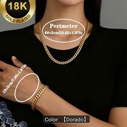 Conjunto cadena y manilla Goldfield - Img 55763989
