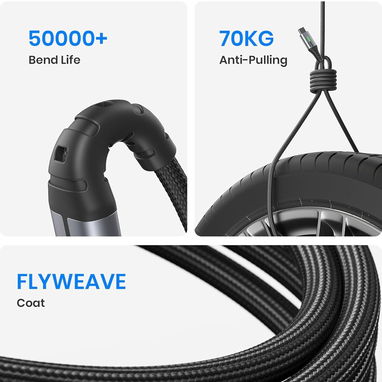 🔌 CABLE USB-C INIU 240W CARGA RÁPIDA TRENZADO PARA IPHONE, SAMSUNG, MACBOOK Y MÁS ENVÍO + GARANTÍA - Img 122299230