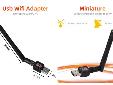 Adaptador Wifi y Adaptador Bluetooth 5.0 NUEVOS para Equipos Bocinas y PCs - Img main-image