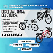 🚲🔥 ¡NUEVA BICICLETA URBANA HERE ARO 24! 🔥🚲 ✨ HERE T-24 – ARO 24 💰 PRECIO: SOLO 170 USD 💰 - Img 57195848