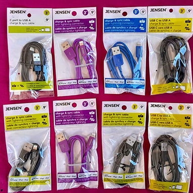 CABLES TRANSFERENCIA DE DATOS Y CARGA RÁPIDA USB C a USB A. PARA IPHONE O ANDROIDE - 2/4