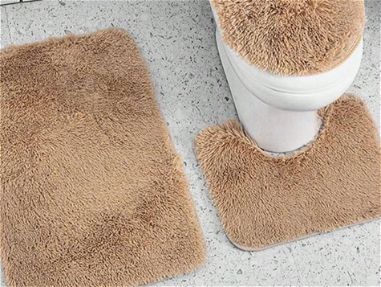 Juegos de 3 alfombras de baño e hisopos - Img 66205815