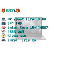 LAPTOP 🎁NUEVA🎁📦CAJA, HP ZBook Firefly (468K3UP), 14" FHD IPS Antireflejo, Intel Core i5-1145G7, 16GB RAM, 512GB SSD - Img 57046254