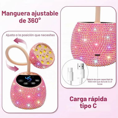 Lámpara led UV 36W para uñas - 5/9