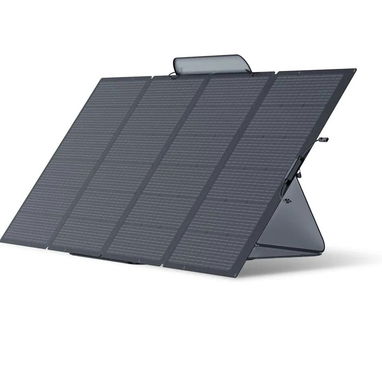 Panel solar EcoFlow portátil 400 W completo + cable original 2,5 m - 3/6