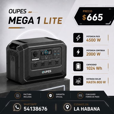 Paneles y Estaciones de energía portátiles en La Habana - Oferta Relámpago (kinetica) - Img 127253113