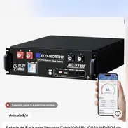 Batería ECO-WORTHY LiFeP04 Server Rack Battery - Img 57767967