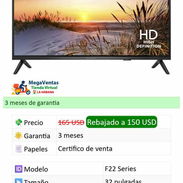smart tv insignia de 32 pulgadas. yoajavi 💯 - Img 56089287