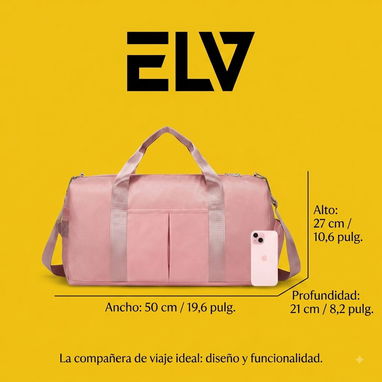 Bolso Deportivo // Negro // Gran Capacidad, compartimento para Zapatos - 2/2