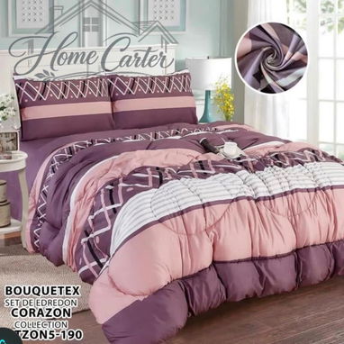 🌸*Edredón de lujo con juego de sábanas incluido Queen*🌸 - (La Lisa) - Img 123044272