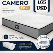 Colchón Camero EKO sellados al vacio *nuevo - Img 58229549
