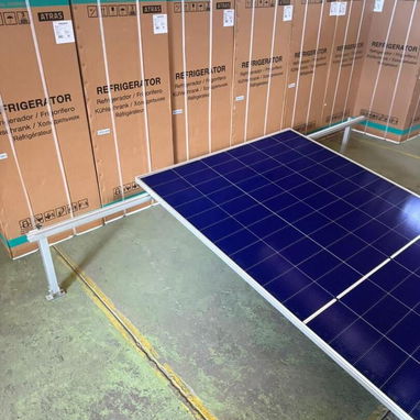 Inversores, bases para paneles, baterías, todo para panel solar - Img 122086083