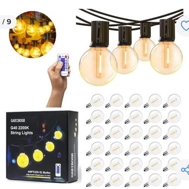 Gangaaaa lo mejor del mercado guirnaldas para decorar con MANDO DE CONFIGURACION 15 METROS - Img 86284706
