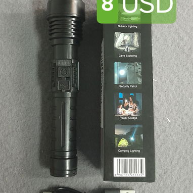 🔥Linternas Tácticas    Incluye display indicador de batería y efecto zoom de gran alcance   🎁Aceptam - 3/3